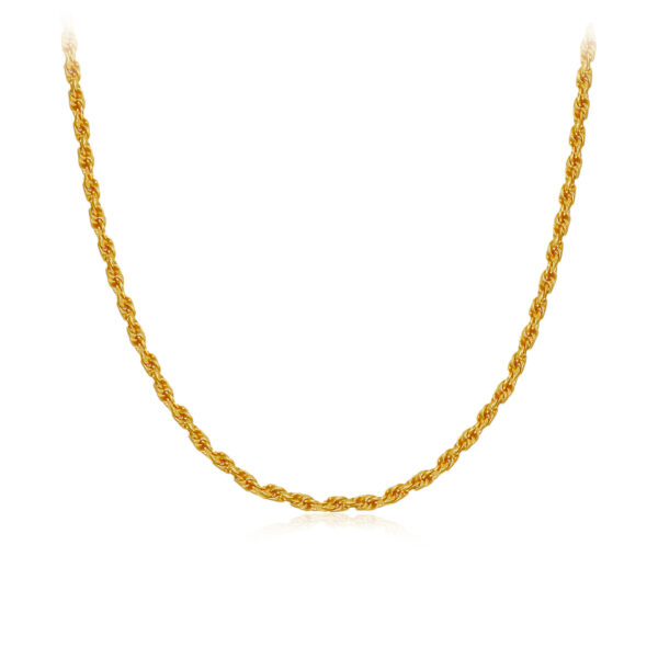 S925 Silver Hemp Flowers Chain Necklace Electroplated 18K Gold Pure Necklace Necklace - Image 4