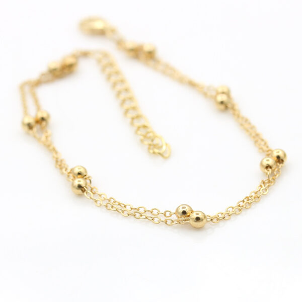 Summer Simplicity Multi-layer Chain Anklet - Image 6